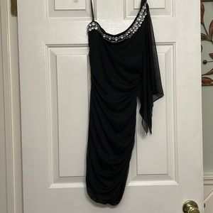 One shoulder mini dress